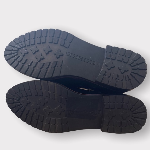 Tommy Hilfiger - Fawn Faux Leather, Black Booties - 6 - Picture 11 of 12